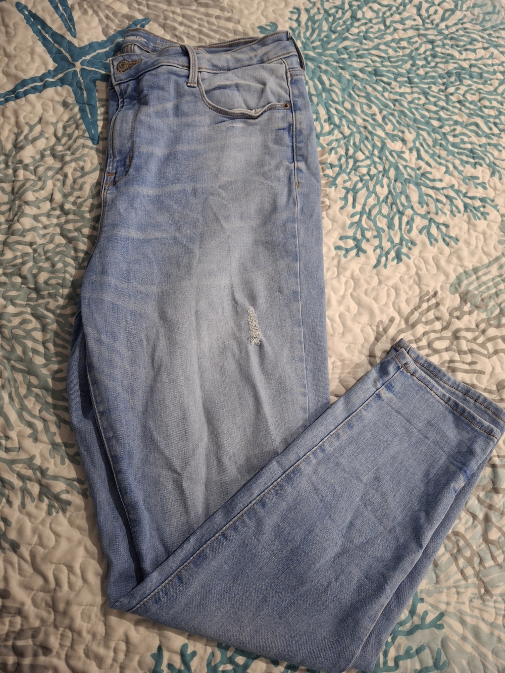 Old Navy Light Blue Boyfriend Jeans
